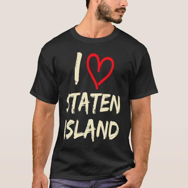 I Liebe Staten Island T-Shirt (Vorderseite)