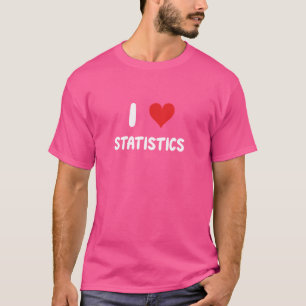 I Liebe Statistik Finanzmodellanalyse T-Shirt
