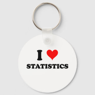 I Liebe-Statistiken Schlüsselanhänger
