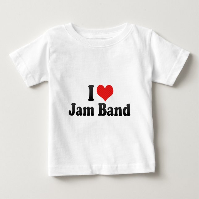 I Liebe-Stau-Band Baby T-shirt (Vorderseite)