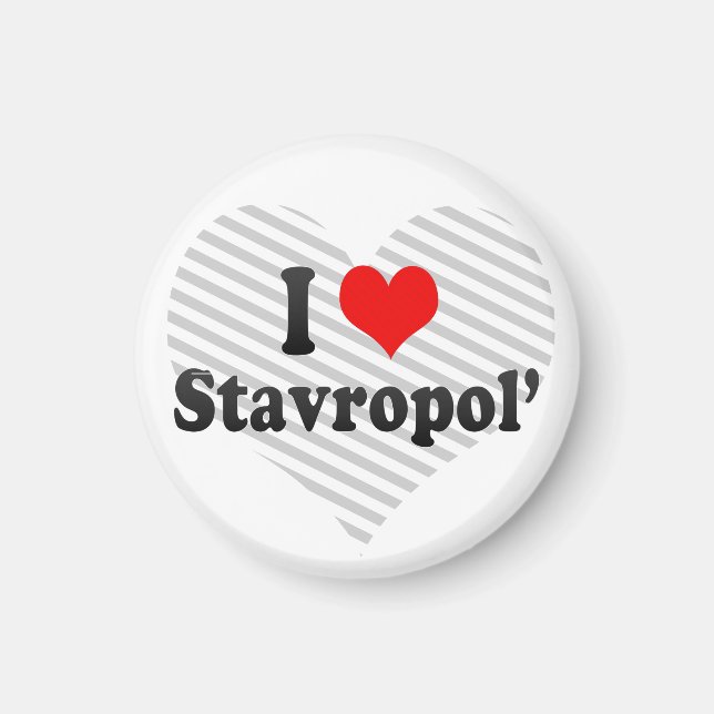 I Liebe Stavropol, Russland Magnet (Vorne)