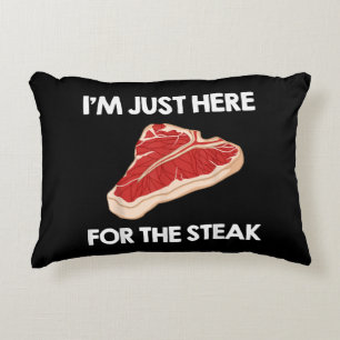I Liebe Steak Gift Ribeye House Dekokissen