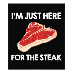 I Liebe Steak Gift Ribeye House Fotodruck