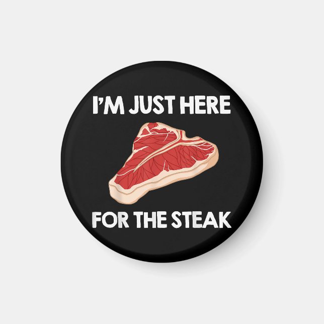 I Liebe Steak Gift Ribeye House Magnet (Vorne)