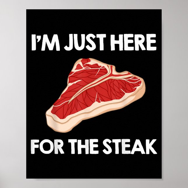 I Liebe Steak Gift Ribeye House Poster (Vorne)