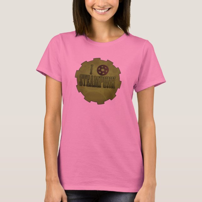 I Liebe Steampunk T-Shirt (Vorderseite)