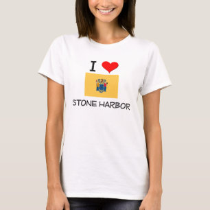 I Liebe-Steinhafen New-Jersey T-Shirt