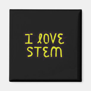 I Liebe Stem - Wissenschaft Magnet