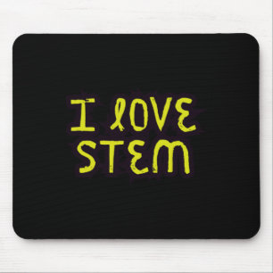 I Liebe Stem - Wissenschaft Mousepad