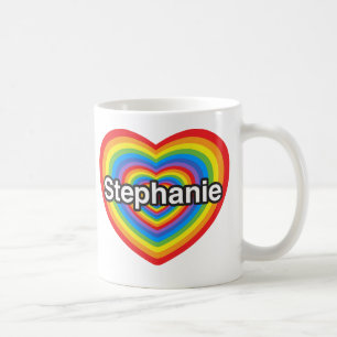 I Liebe Stephanie. Liebe I Sie Stephanie. Herz Tasse