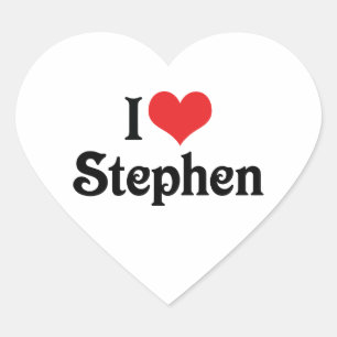 I Liebe Stephen Herz-Aufkleber