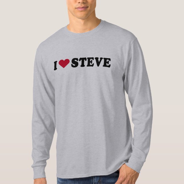 I LIEBE STEVE T-Shirt (Vorderseite)