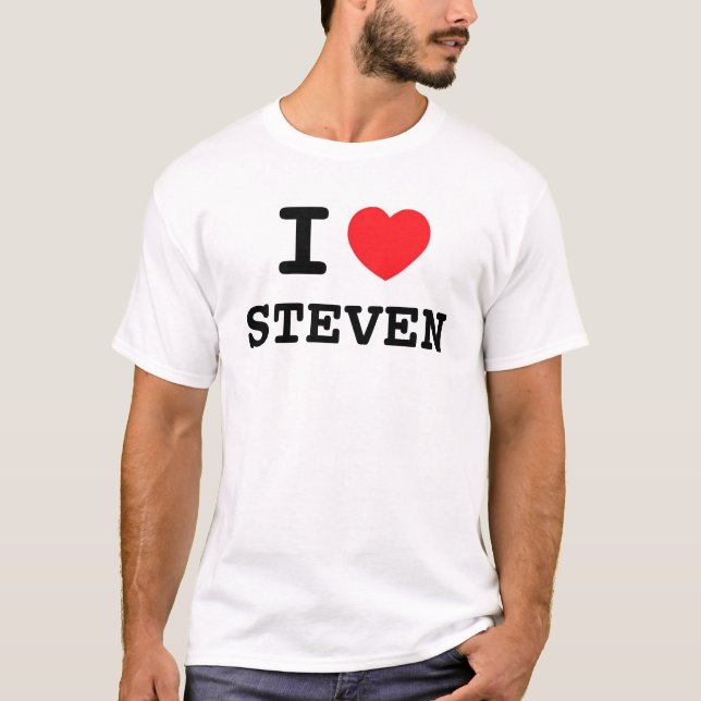 I LIEBE STEVEN T-Shirt (Vorderseite)