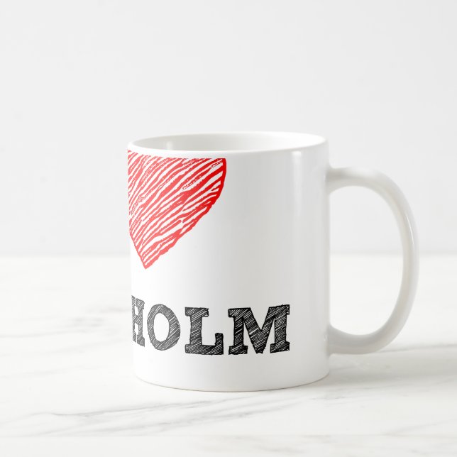 I Liebe Stockholm Kaffeetasse (Rechts)