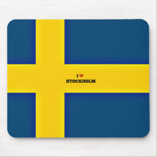 I Liebe Stockholm Mousepad