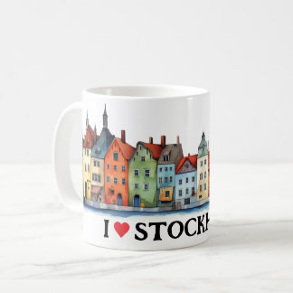 I Liebe Stockholm | Schweden | Kaffee Kaffeetasse