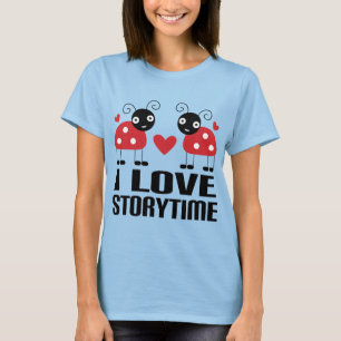I Liebe Storytime Ladybug Tshirt Geschenk