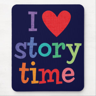 I Liebe Storytime T - Shirts u. Geschenke Mousepad