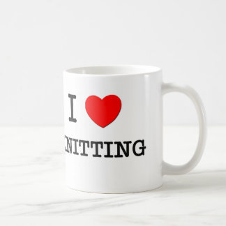 I LIEBE-STRICKEN KAFFEETASSE