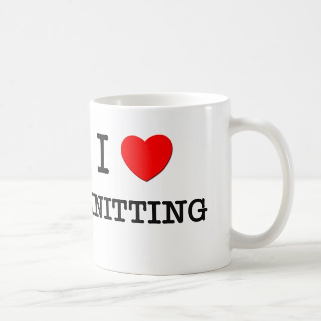 I LIEBE-STRICKEN KAFFEETASSE (Rechts)