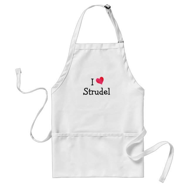 I Liebe Strudel Schürze (Vorne)