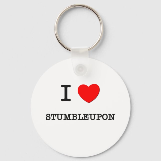 I LIEBE STUMBLEUPON SCHLÜSSELANHÄNGER (Vorderseite)