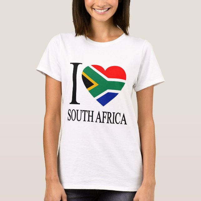 I Liebe Südafrika T-Shirt (Vorderseite)