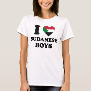 I Liebe sudanesische Jungen T-Shirt