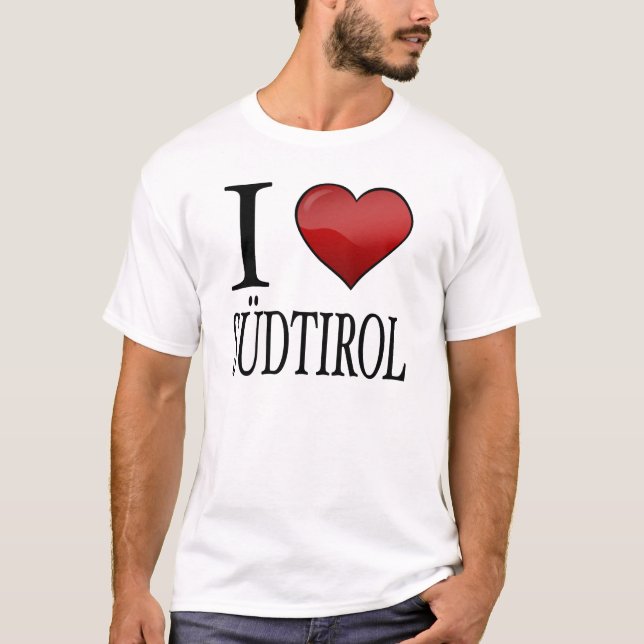 I Liebe Südtirol T-Shirt (Vorderseite)