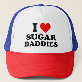 I Liebe Sugar Daddies ich Heart Sugar Daddies Truckerkappe