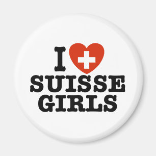 I Liebe Suisse Girls Magnet