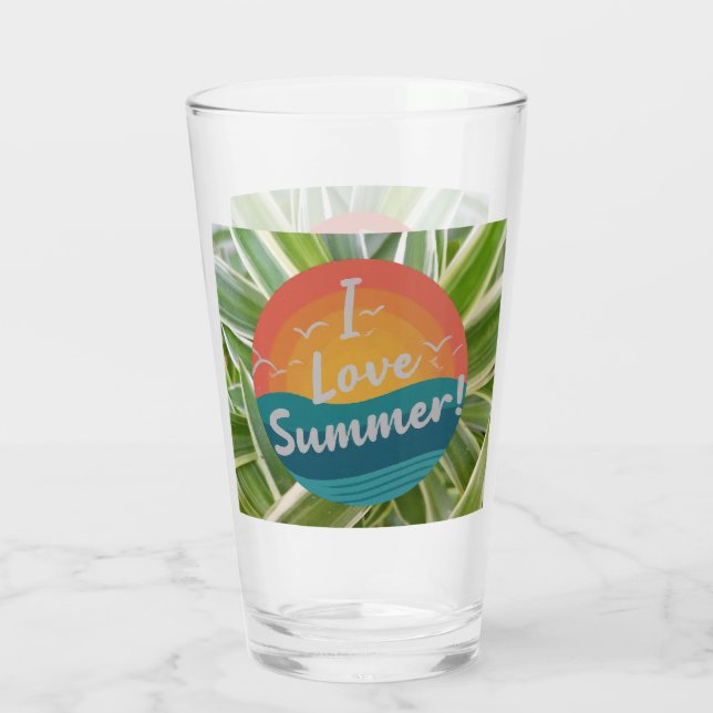 I Liebe Summer Glas (Rückseite)