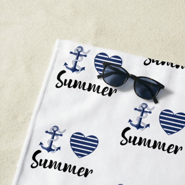 I Liebe Summer Strandtuch (Beispiel)