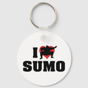 I Liebe Sumo Schlüsselanhänger