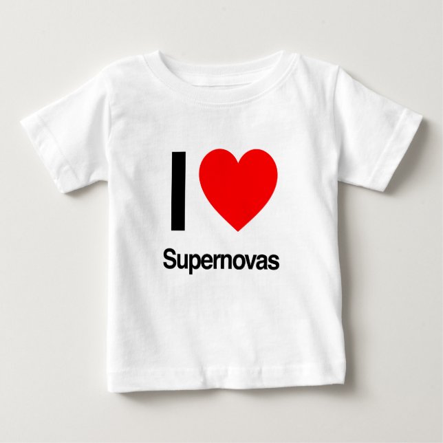 i Liebe Supernovas Baby T-shirt (Vorderseite)