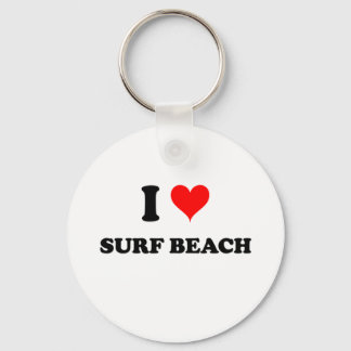 I Liebe Surf Beach Kalifornien Schlüsselanhänger