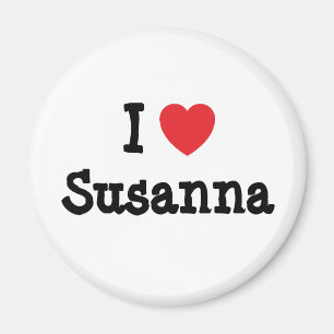 I Liebe Susanna Herz T - Shirts Magnet