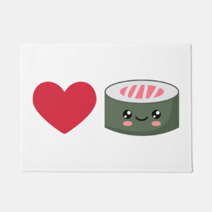 I Liebe Sushi Fußmatte