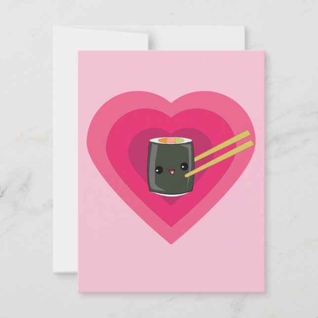 I Liebe Sushi Kawaii Sushi Roll (Vorderseite)