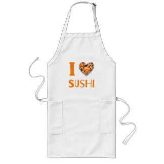 I Liebe Sushi Lange Schürze