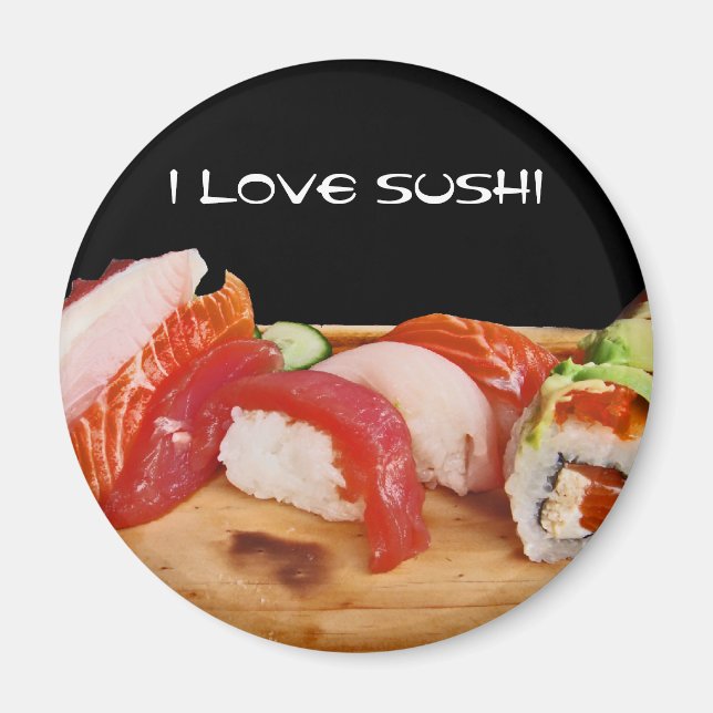 I Liebe Sushi Magnet (Vorne)