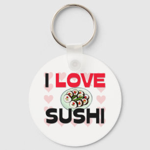 I Liebe-Sushi Schlüsselanhänger