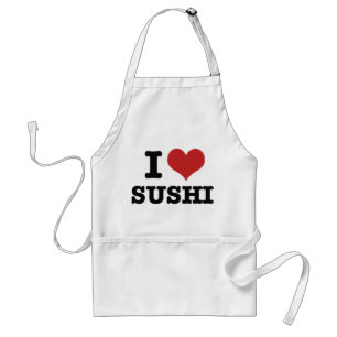 I Liebe Sushi Schürze