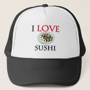 I Liebe-Sushi Truckerkappe