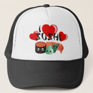 I Liebe-Sushihut Truckerkappe