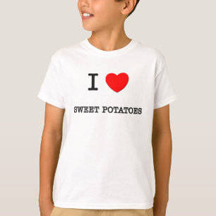 I Liebe SÜSSE KARTOFFELN (Nahrung) T-Shirt