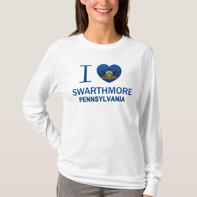 I Liebe Swarthmore, PA T-Shirt (Vorderseite)