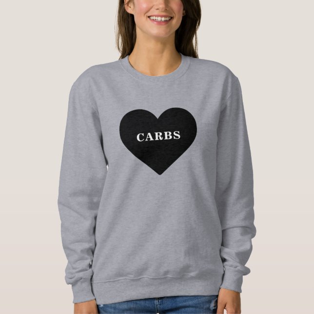 I LIEBE SWEATSHIRT (Vorderseite)