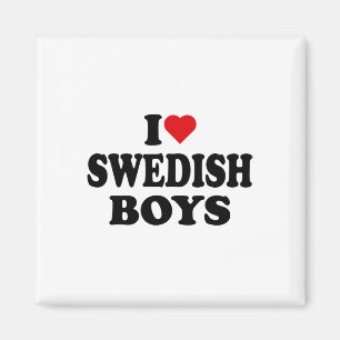 I Liebe Swedish Boys I Heart Swedish Boys Magnet