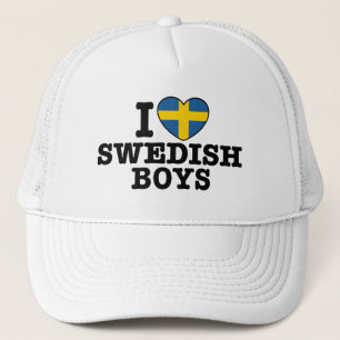 I Liebe Swedish Boys Truckerkappe